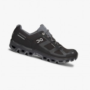 On Cloudventure Waterproof Black | VUXOKZ-069