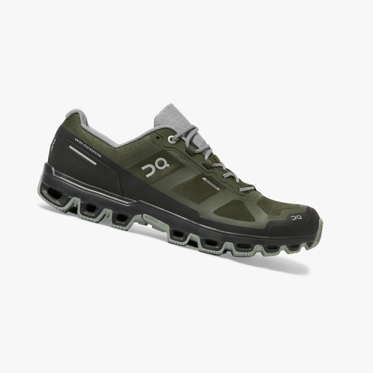 On Cloudventure Waterproof Green | ILAQFW-120